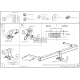 Фаркоп Galia шар А оцинкованный условно-съемное крепление для Skoda Karoq/Seat Ateca 2016-2021