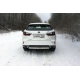 Защита заднего бампера овальная овал 75х42 мм ТСС для Lexus RX-200t/350/450h 2015-2021