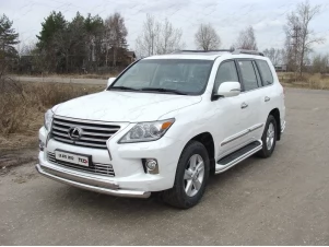 Накладка решётки радиатора 16 мм для Lexus LX-570 № LEXLX57012-04